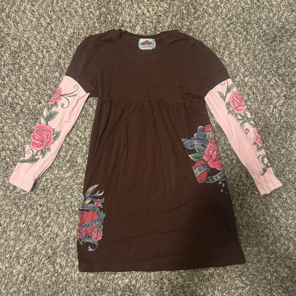 Women’s Y2K Flowers By Zoe Layered Shirt / Tunic Size S
